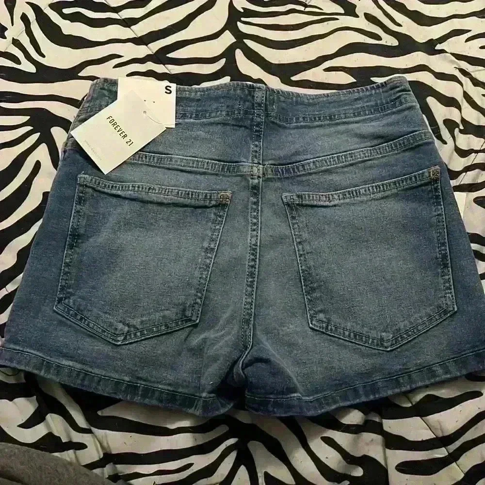 Dark Denim Shorts